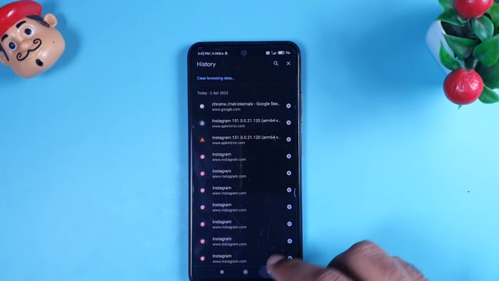 Incognito Mode History on Android